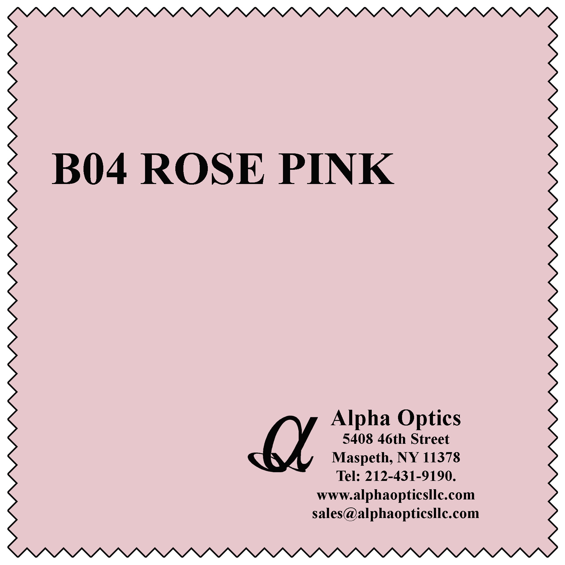 Premium Microfiber, Rose Pink (B-04)