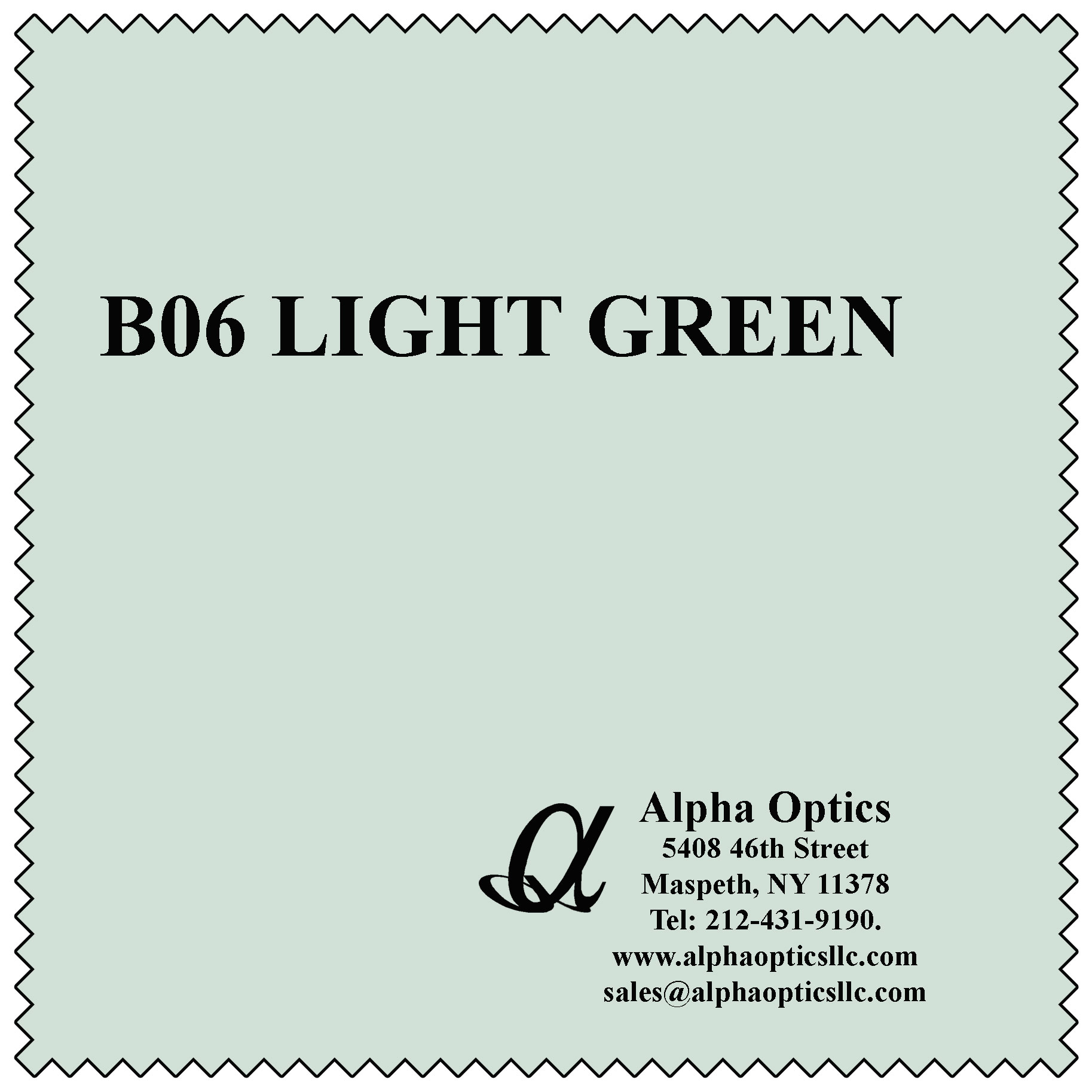 Premium Microfiber, Light Green Color (B-06)