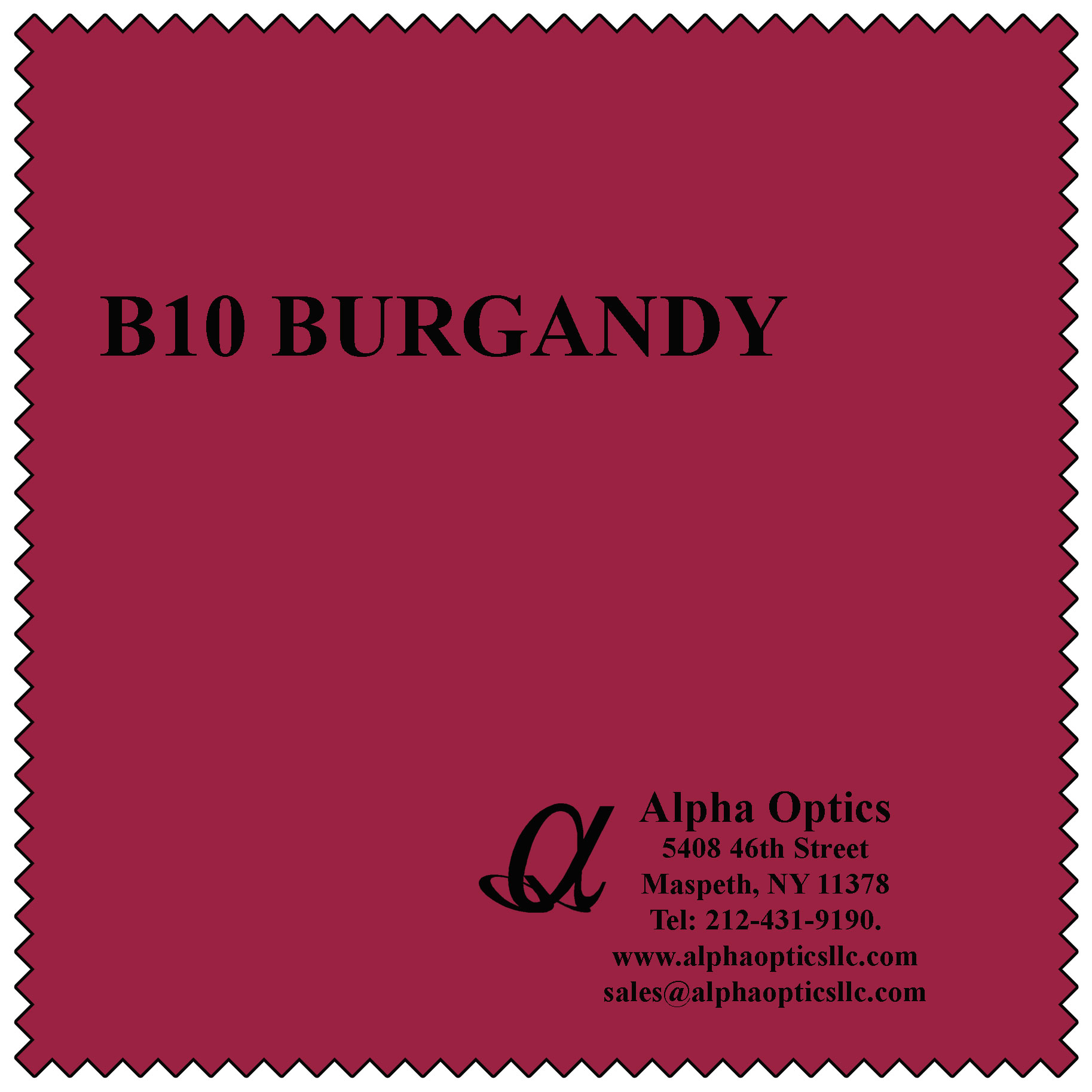 Premium Microfiber, Burgandy Color (B-10)