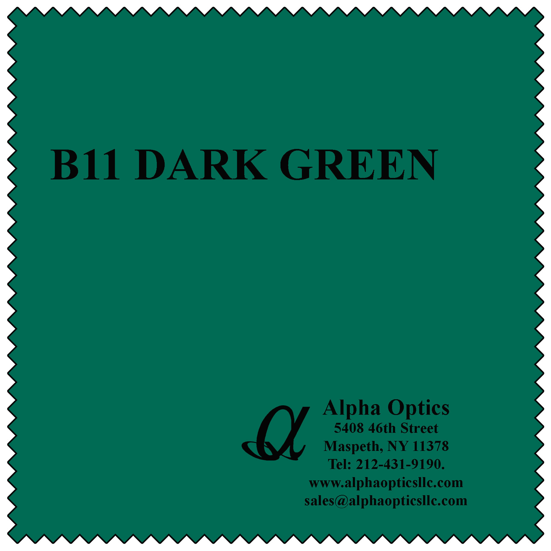 Premium Microfiber, Dark Green Color (B-11)