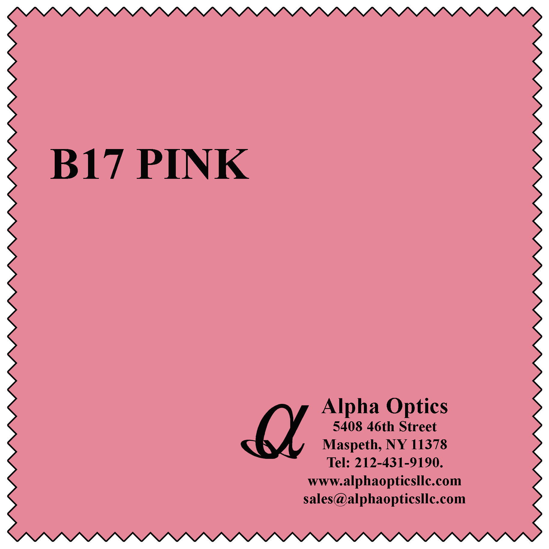 Premium Microfiber, Pink Color (B-17)