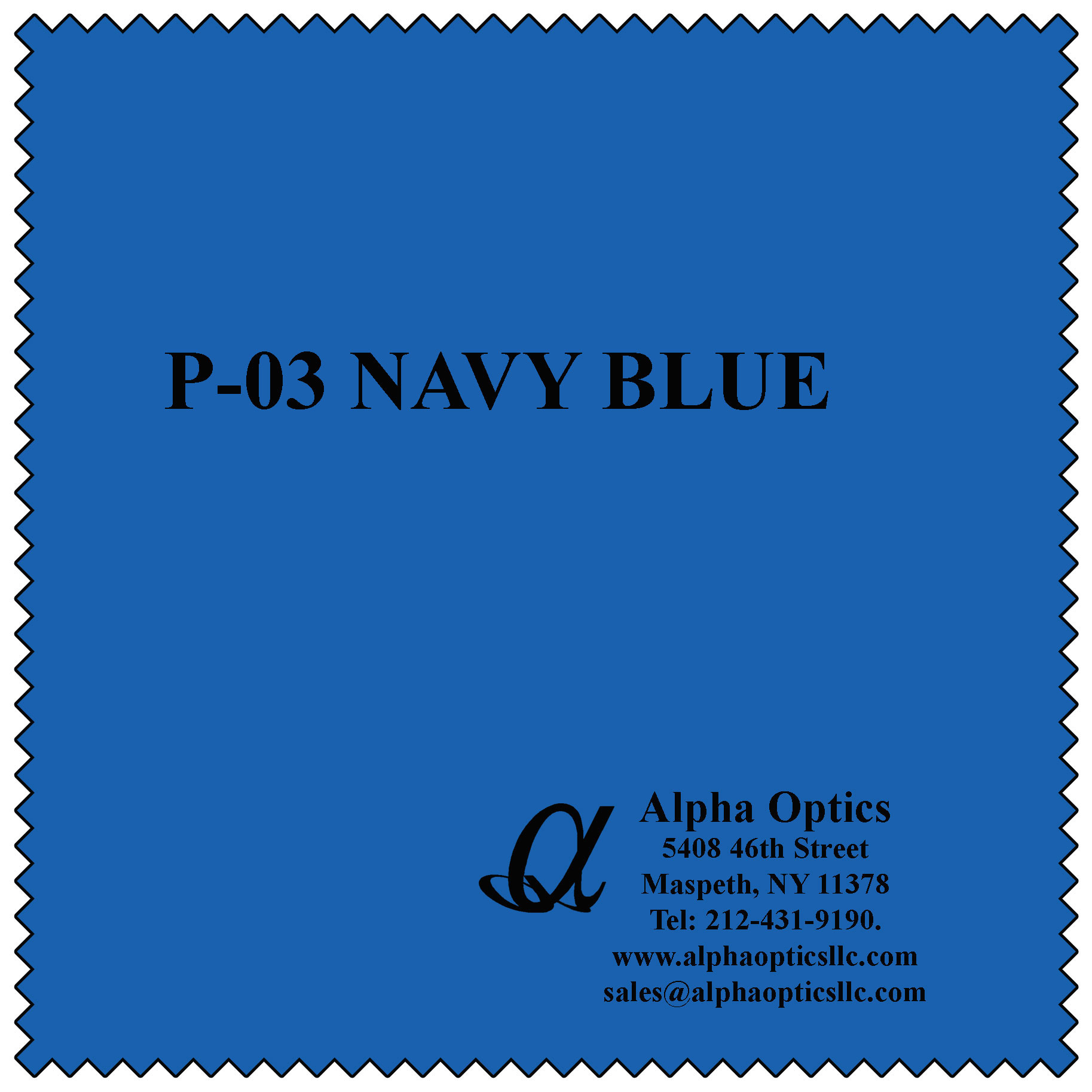Premium Microfiber, Navy Blue Color (P-03)