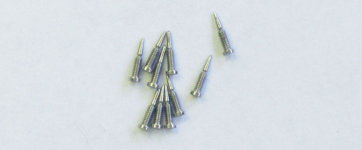 Stainless self-alining screw